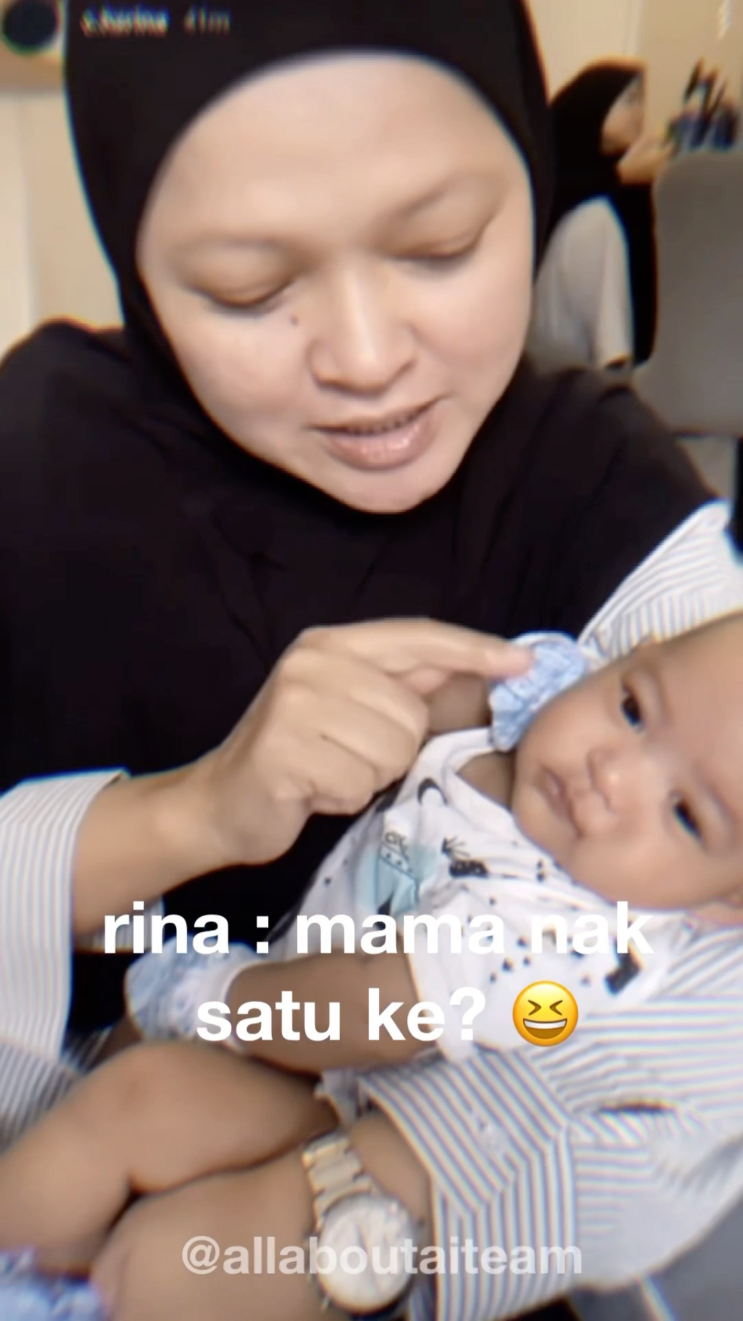 Rina : Mama Nak 1 Ke? Amboi Soalan Pun Ghisau Je Dengor ? #airina #aiteam